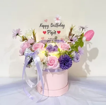 Bloom Box Akrilik Ucapan Ulang Tahun Kudus Kota